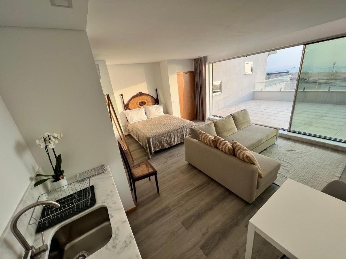 Povoa De Varzim-Sleeps4-Beachfront-Ac-Parking Luaran gambar